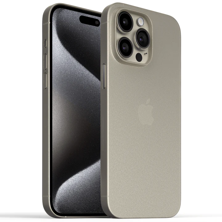iPhone 15 Hülle Ultra Dünn - Titan